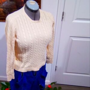 Cream Sweater for Winter/Fall/Early Spring